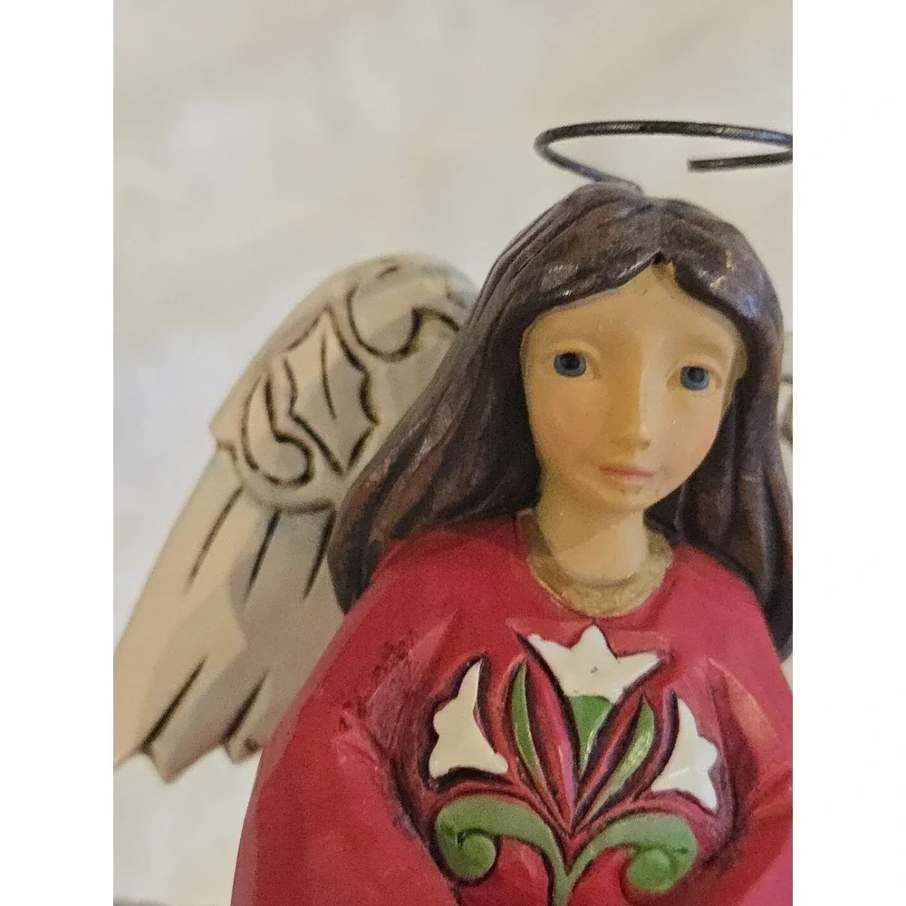 Jim Shore Joy To Our World Christmas Angel Figurine 5